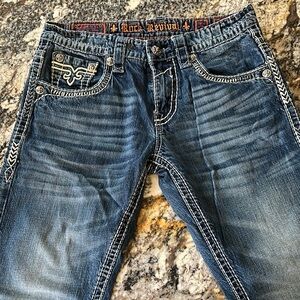 Rock Revival Men's Blue Jeans